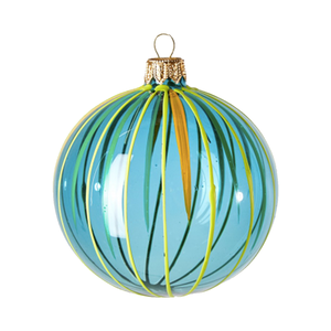 Medium the conran shop circus stripe bauble blue