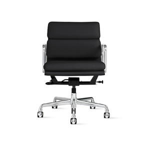 Medium design within reach eames soft pad management chair with pneumatic lift