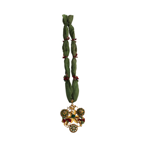Medium unique gold plated pendant from afghanistan