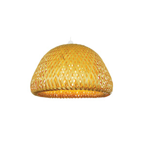 Medium loxton lighting wicker bowl pendant shade