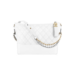 Medium white leather handbag a93824 y61477 10601