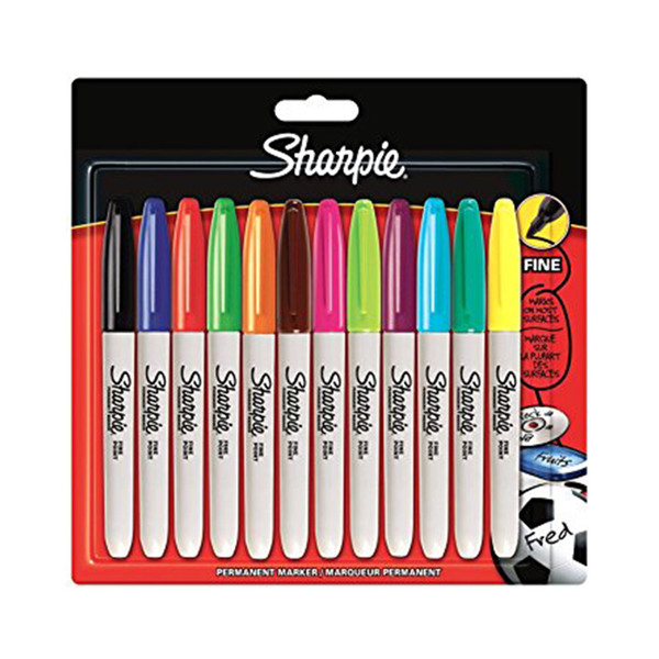 sharpie sharpie fine point permanent marker assorted colours